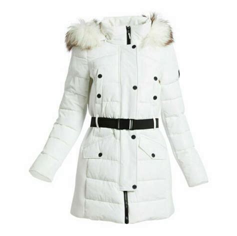 michael kors white jacket womens|michael kors winter coats clearance.